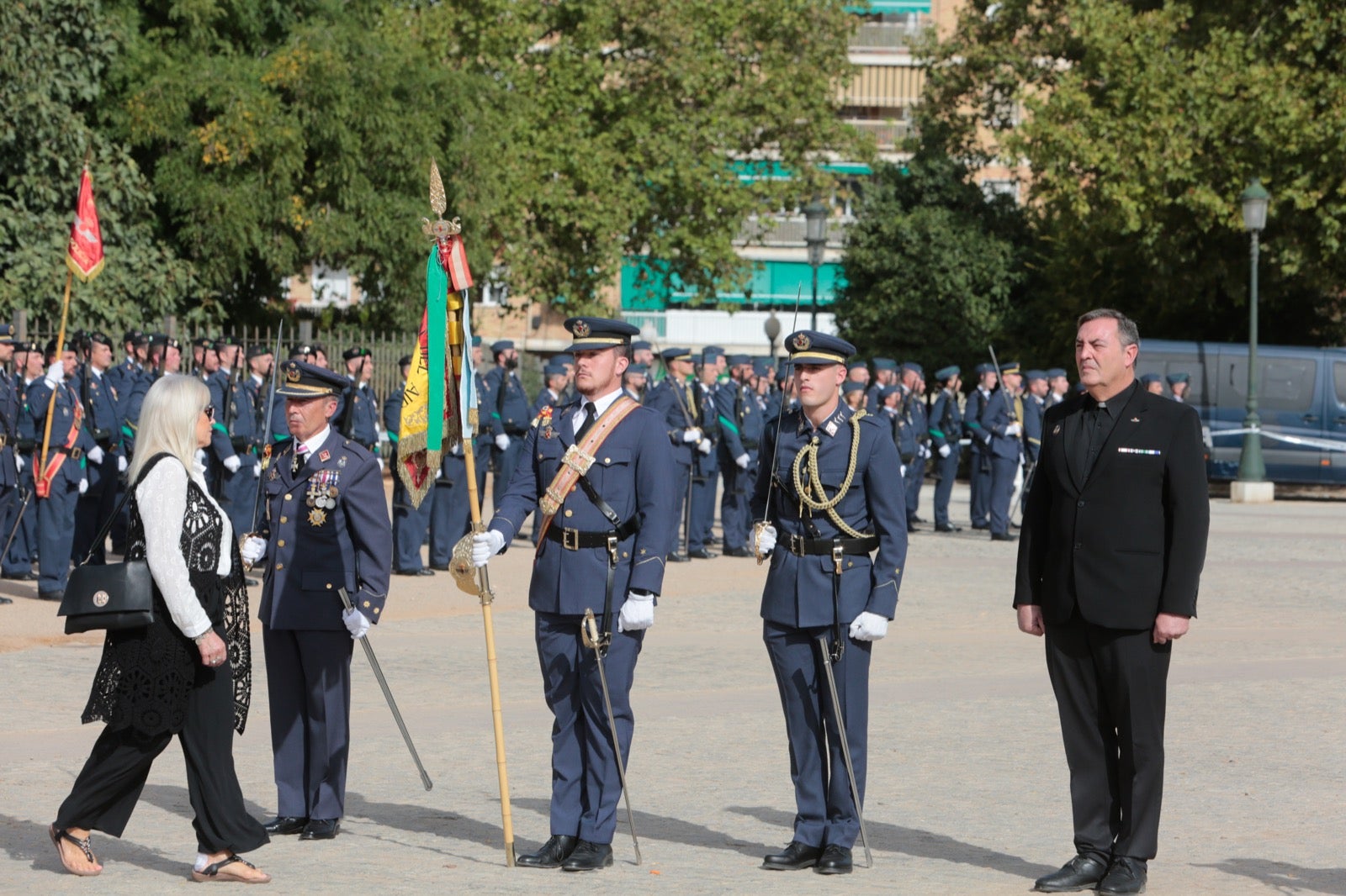 Jura de bandera de civiles en la Base Aérea de Armilla