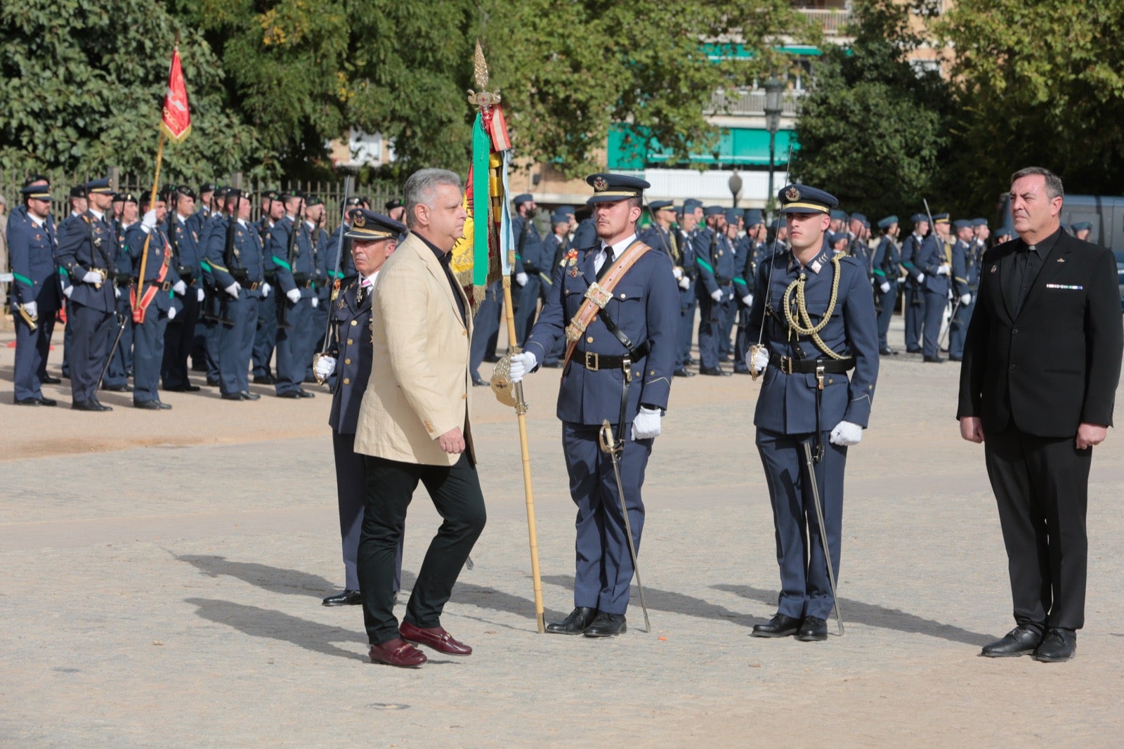 Jura de bandera de civiles en la Base Aérea de Armilla