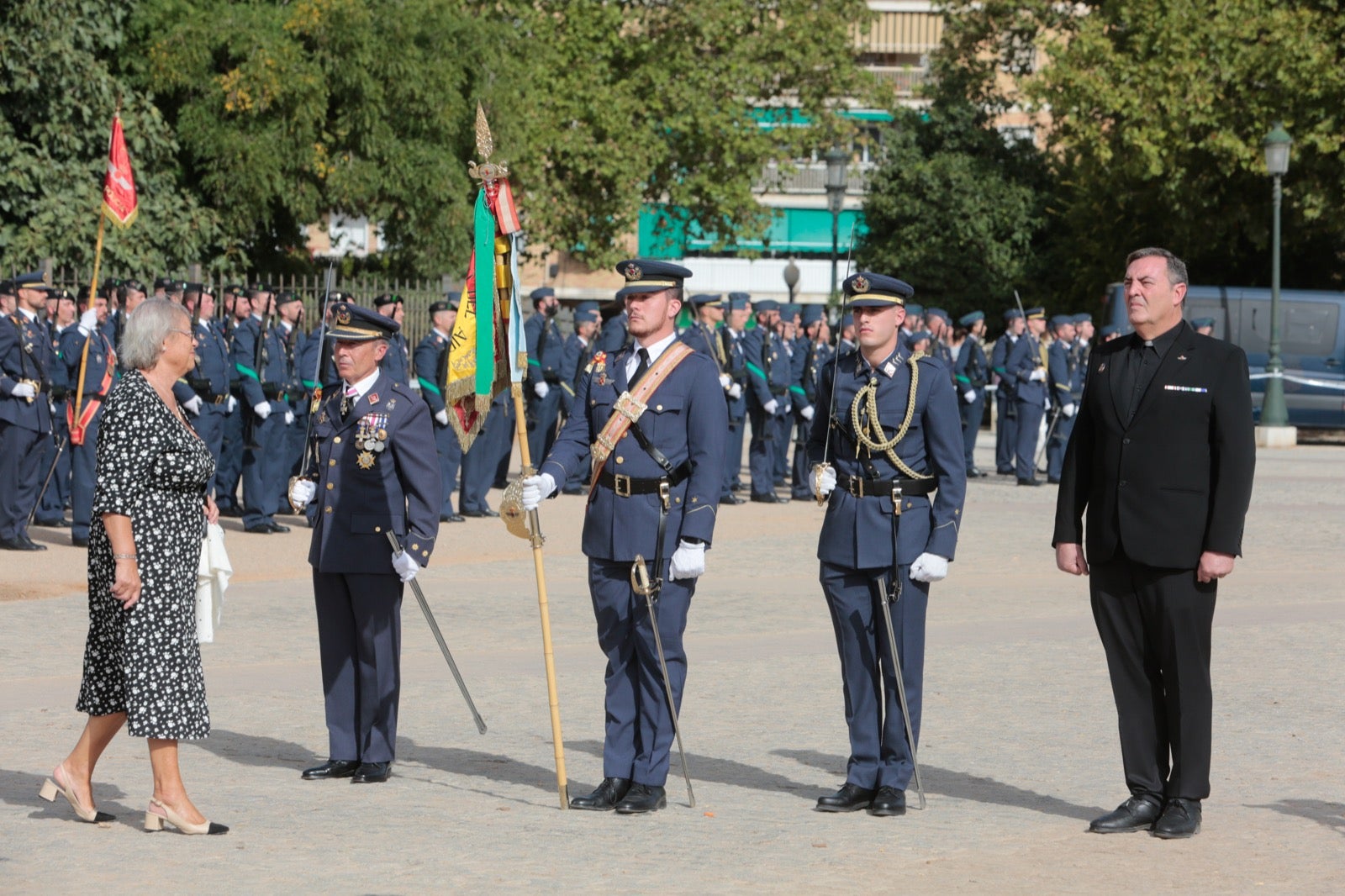 Jura de bandera de civiles en la Base Aérea de Armilla