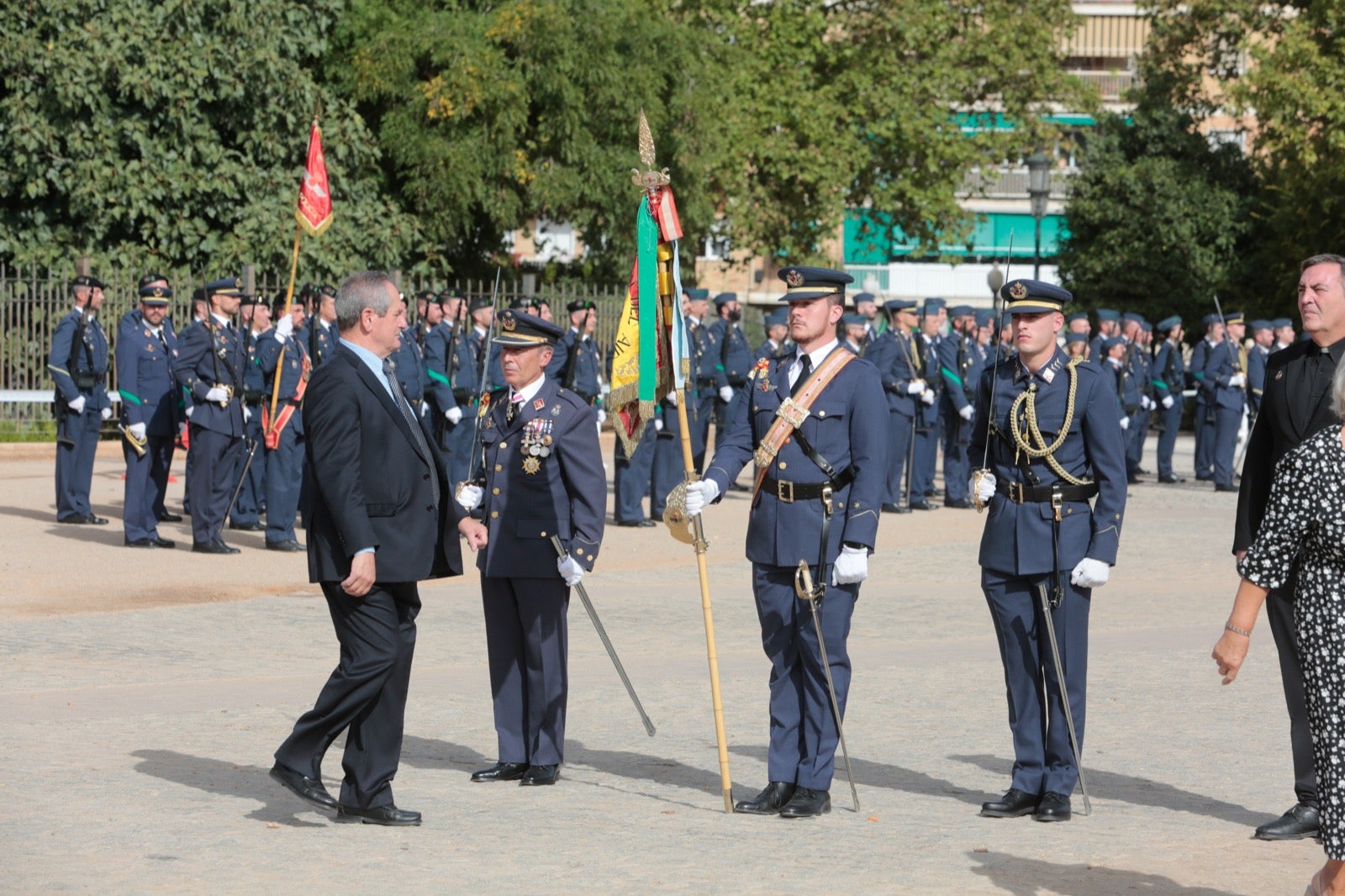 Jura de bandera de civiles en la Base Aérea de Armilla