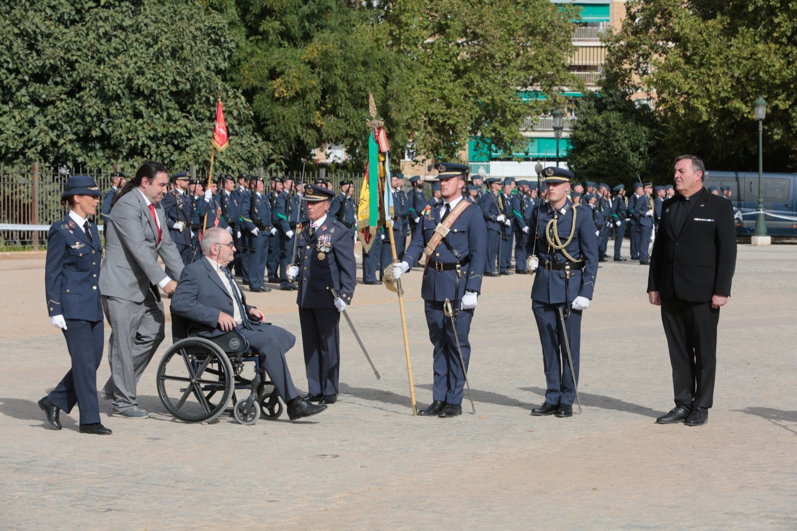 Jura de bandera de civiles en la Base Aérea de Armilla