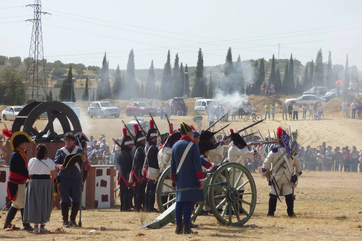 Bailén revive la batalla de 1808 contra los franceses con más de 300 participantes