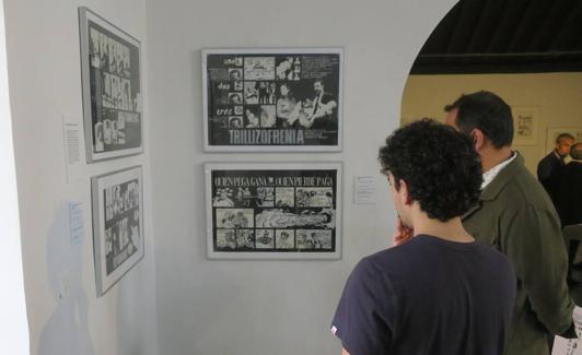 Páginas con técnica mixta como el collage..