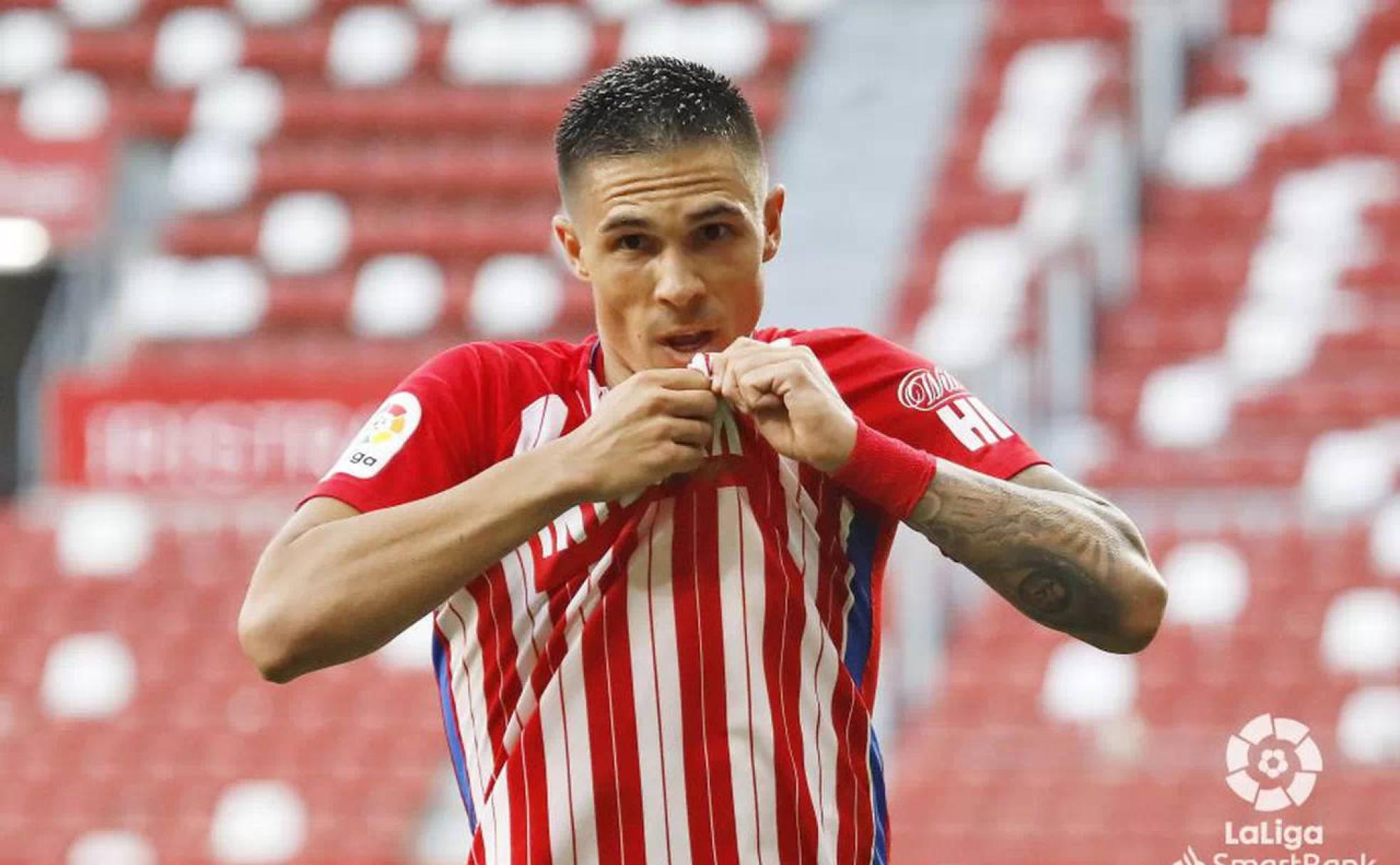 Uros Djurdjevic es la mayor amenaza del Sporting. 