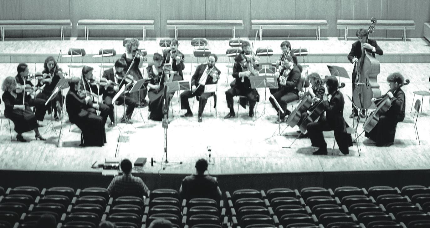 Primer ensayo de la Orquesta Ciudad de Granada.