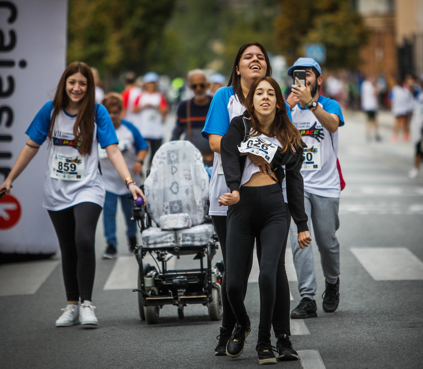 El lema de la carrera es 'Ahora te toca a ti'.