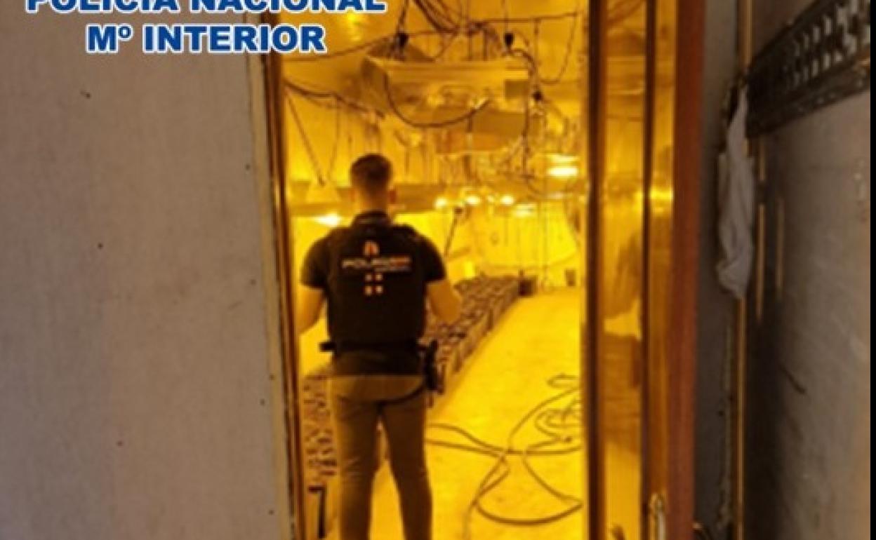 Arrestan a una pareja que tenía lleno de maría un semirremolque en un chalet en Anlhendín. 