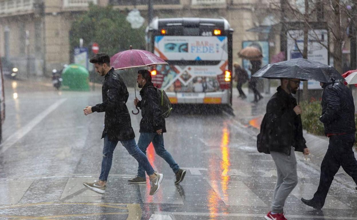 Una borrasca atlántica dejará lluvias esta semana en Andalucía.