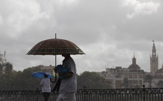 Un río atmosférico llega a la Península con lluvias abundantes.