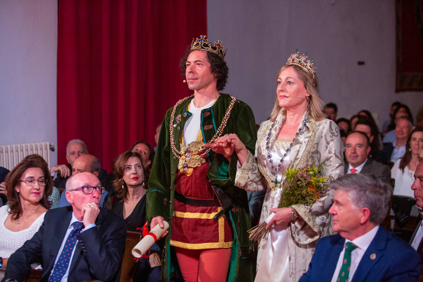 Momento de la ceremonia celebrada en Santa Isabel la Real.