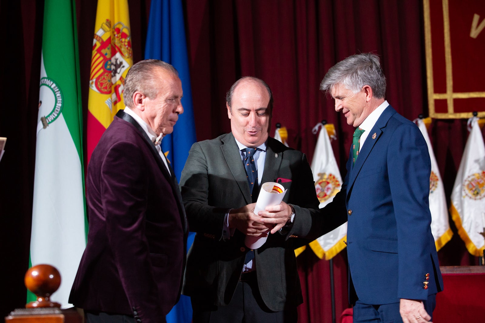 Momento de la ceremonia celebrada en Santa Isabel la Real.