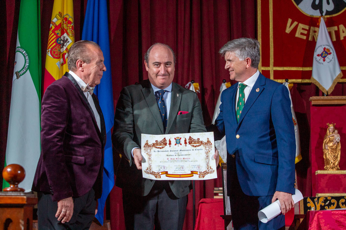 Momento de la ceremonia celebrada en Santa Isabel la Real.