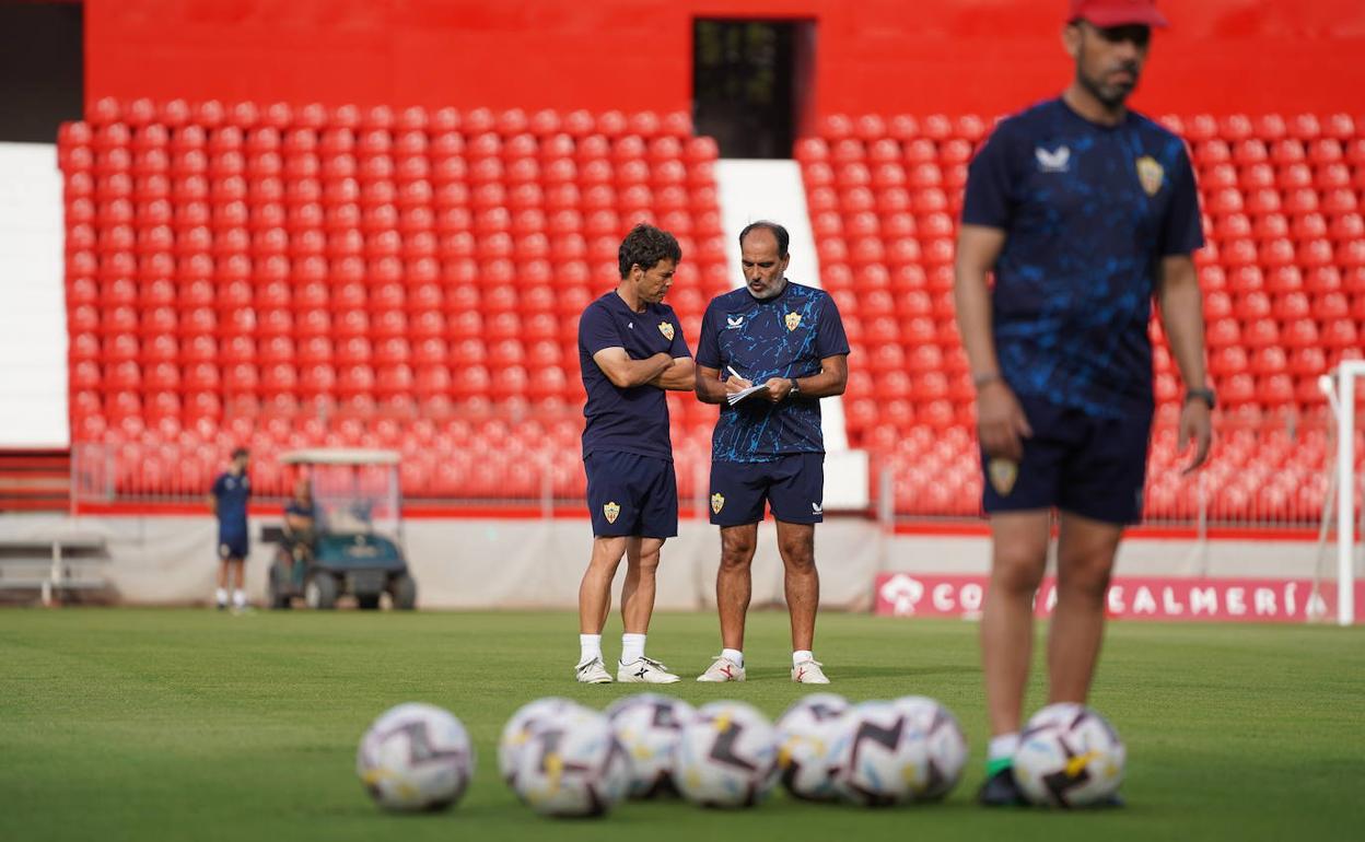 Rubi analiza con Torras aspectos del entrenamiento importantes para dar la campanada.