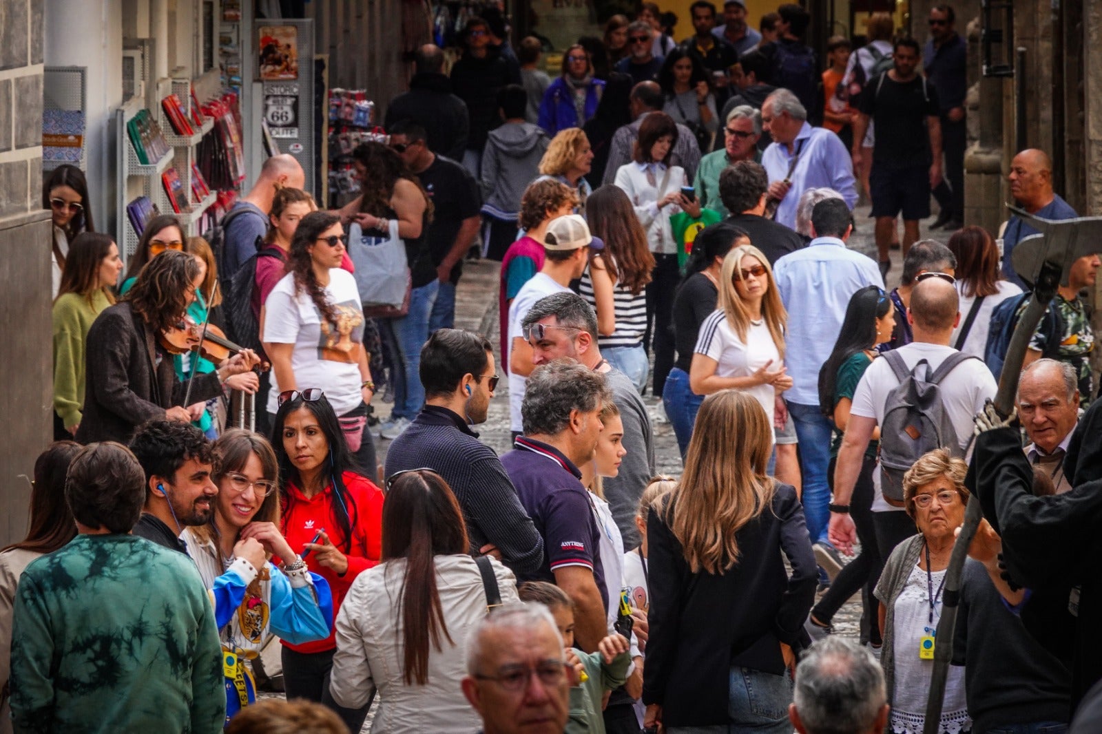Ambiente en Granada este fin de semana. 