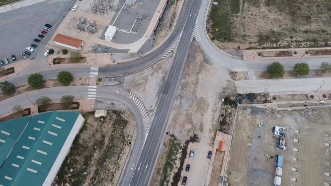 Punto de acceso a Citai donde está prevista la ejecución de la rotonda par distribuir el tráfico. 