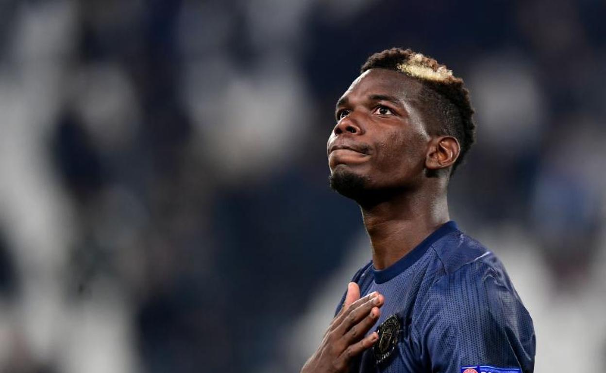 Paul Pogba, durante un partido con Francia.