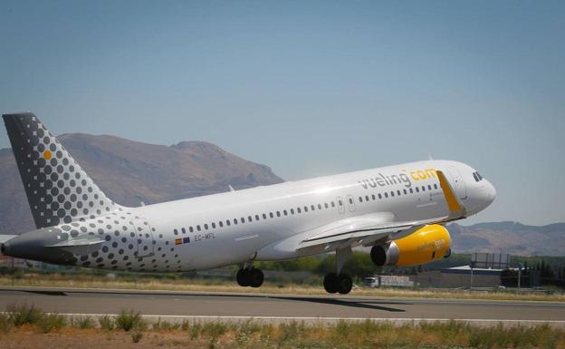 Imagen de archivo de un avión de Vueling. 