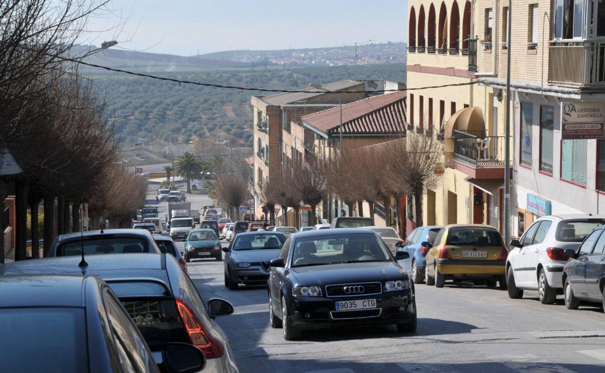 Imagen de una de las calles del municipio de Íllora. 