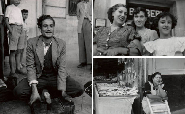 Las fotografías fueron captadas en varios puntos de Granada en el año 1952.