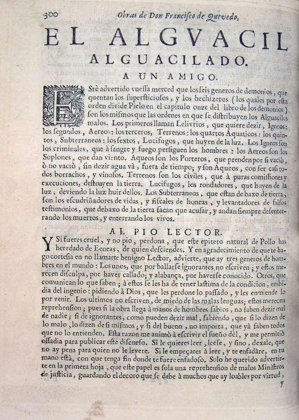 Del 'Alguacil alguacilado' al masaje exfoliante