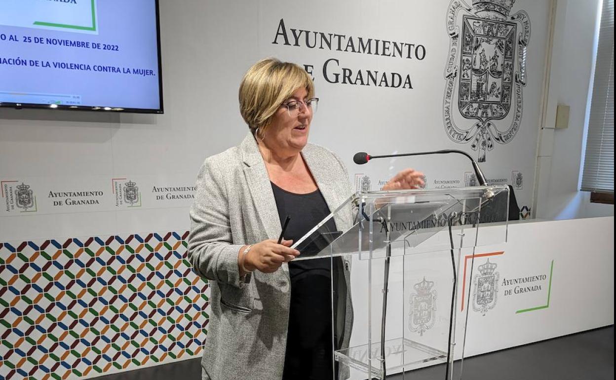 La edil de Contratación, Ana Muñoz, ayer.