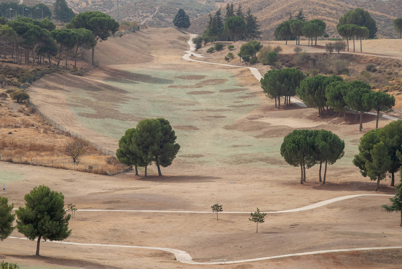 Fotos: Así ha quedado el campo de golf de Otura