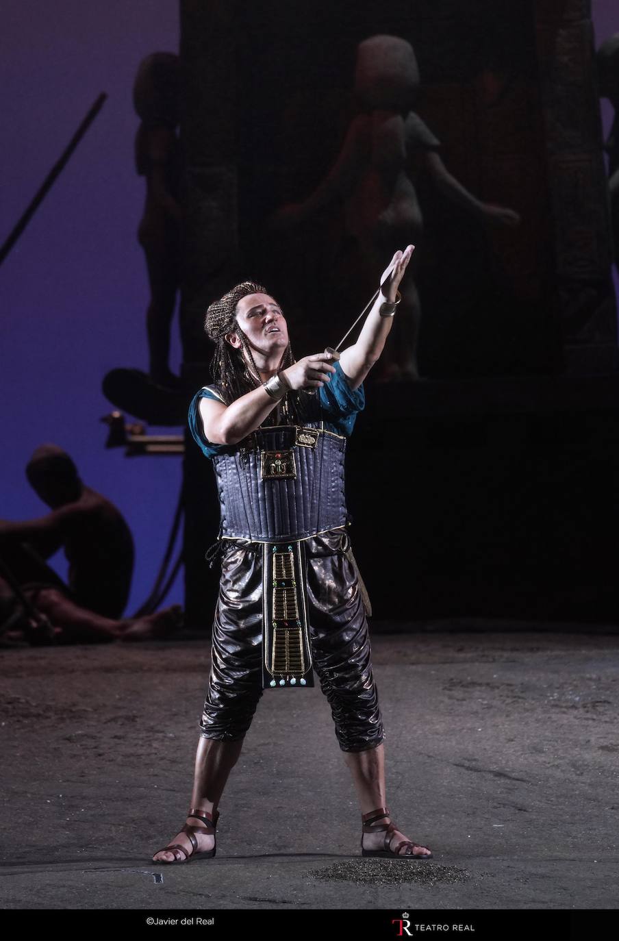 Escenas de 'Aída' en el Teatro Real