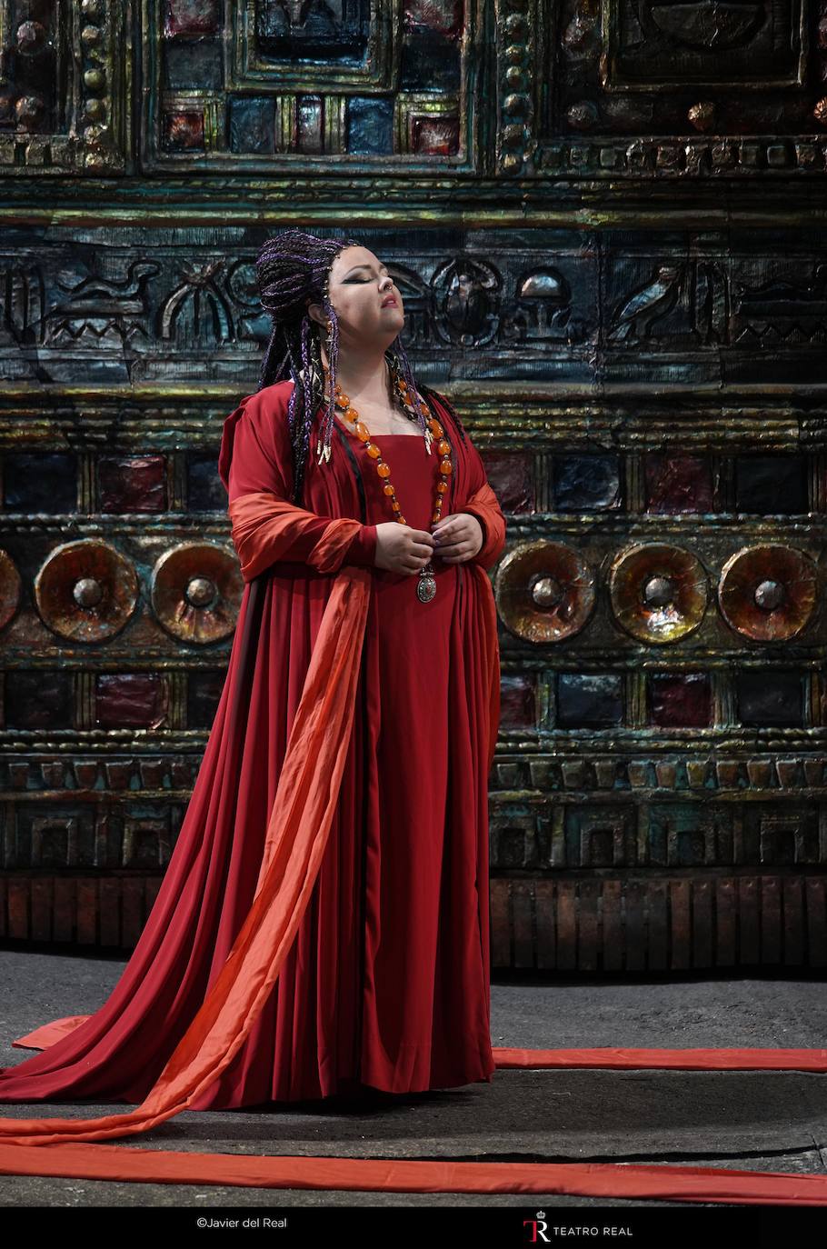 Escenas de 'Aída' en el Teatro Real