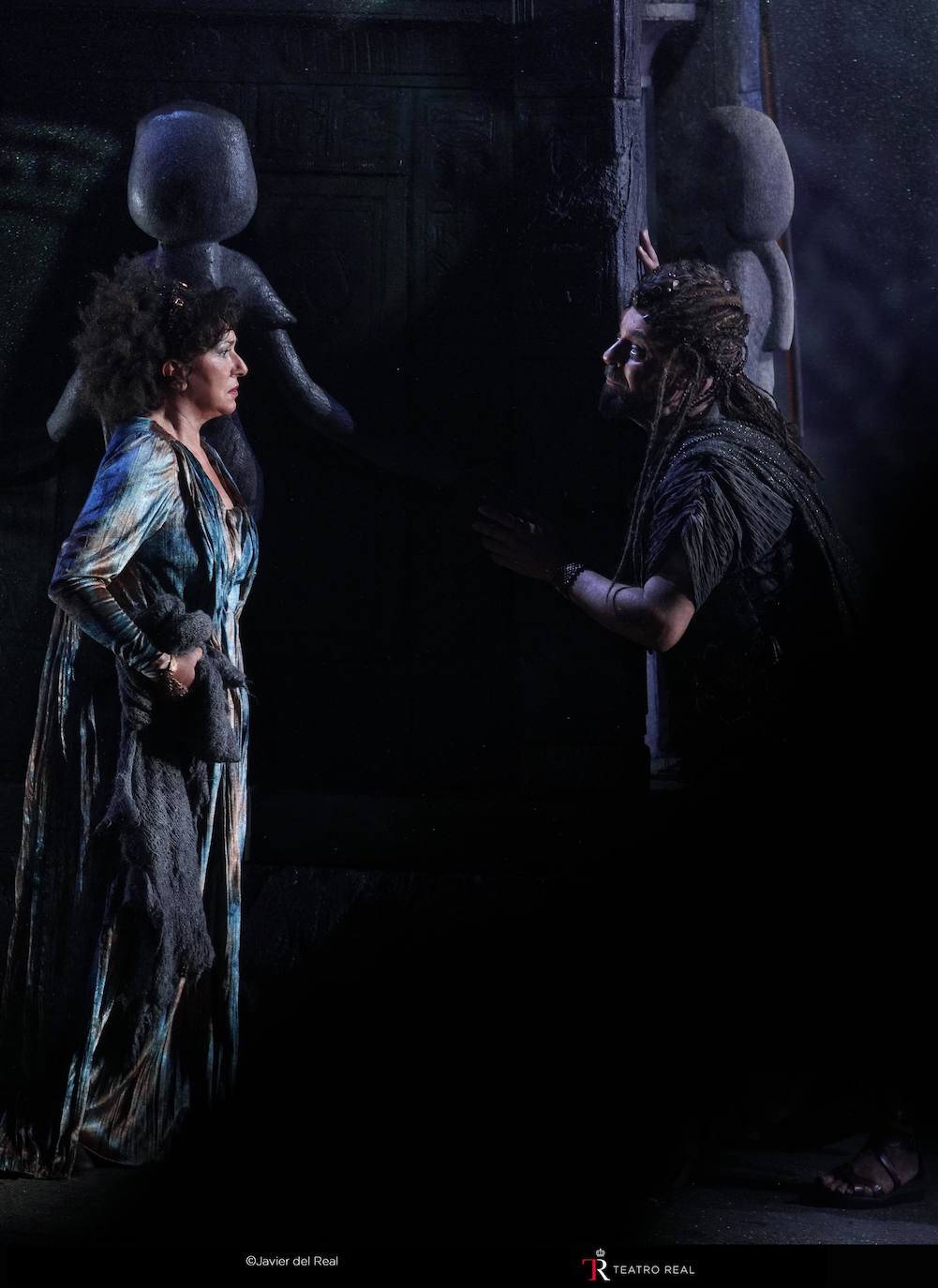 Escenas de 'Aída' en el Teatro Real