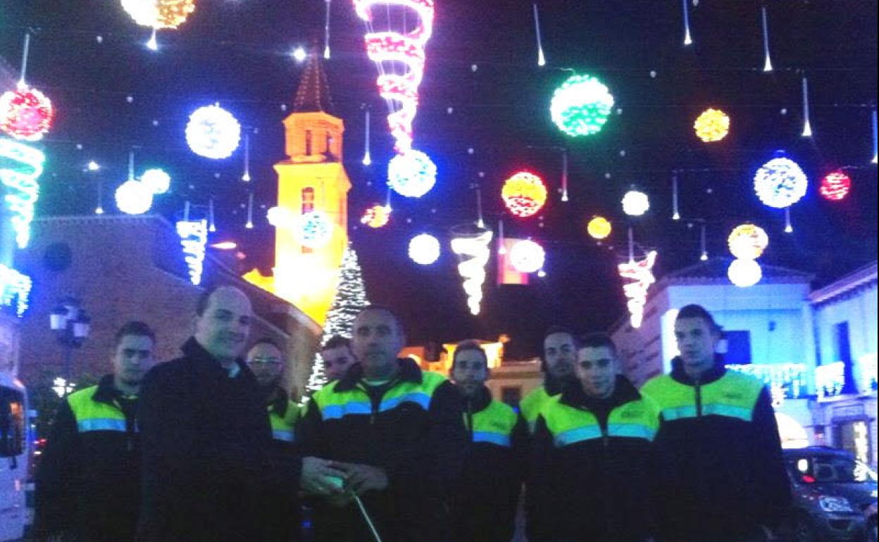 Alumbrado navideño en Fondón, en una imagen de archivo.