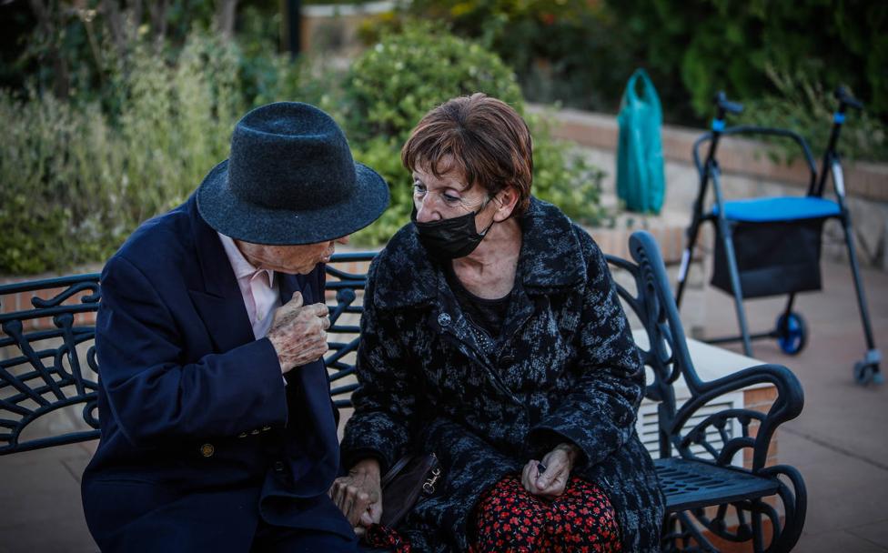 María José junto a Gaspar, el amor de su vida.