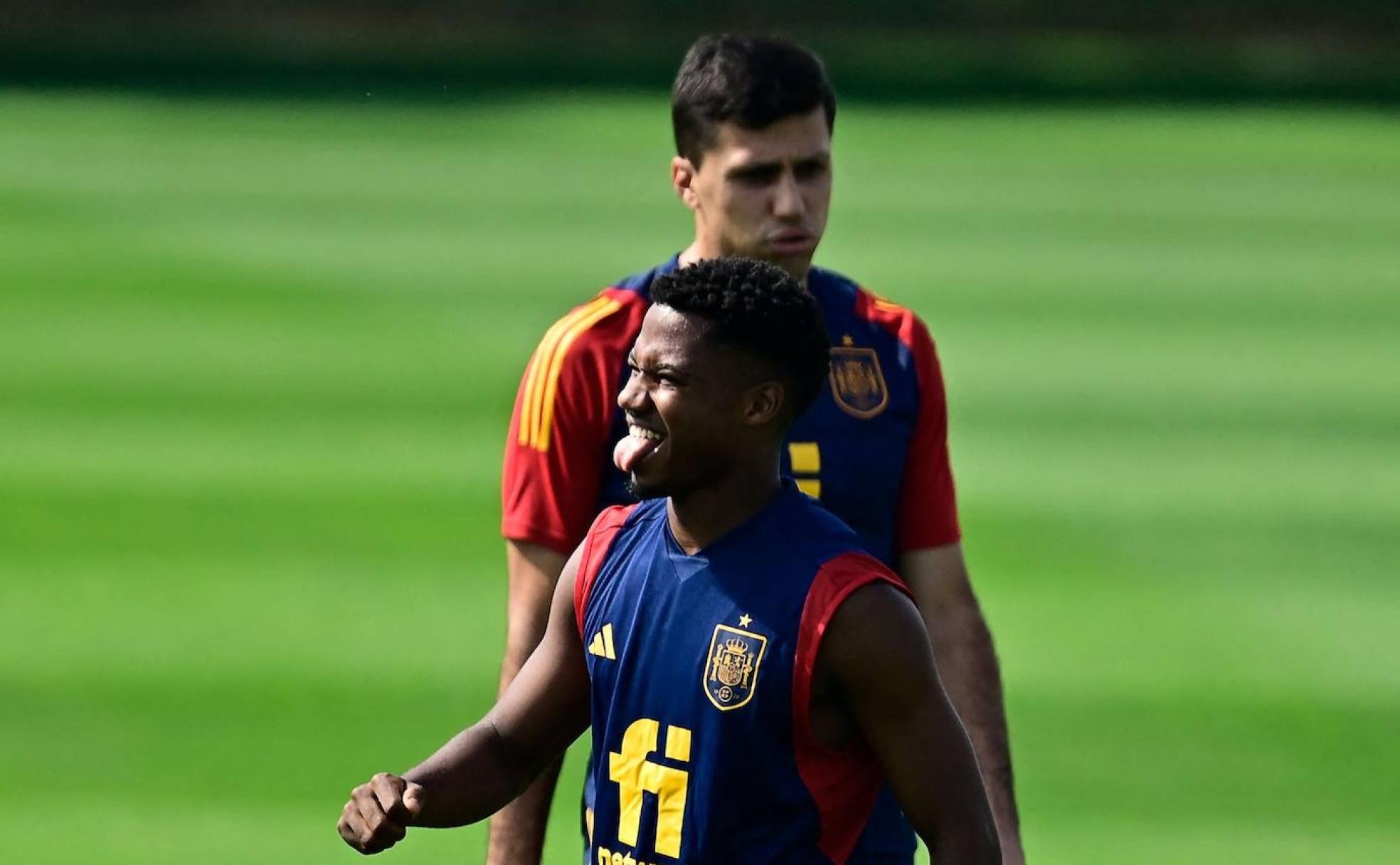 Ansu Fati es uno de los nacionalizados de España, el otro es Laporte.