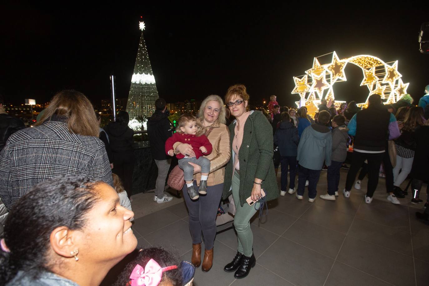 Encendido en el centro comercial Nevada. 