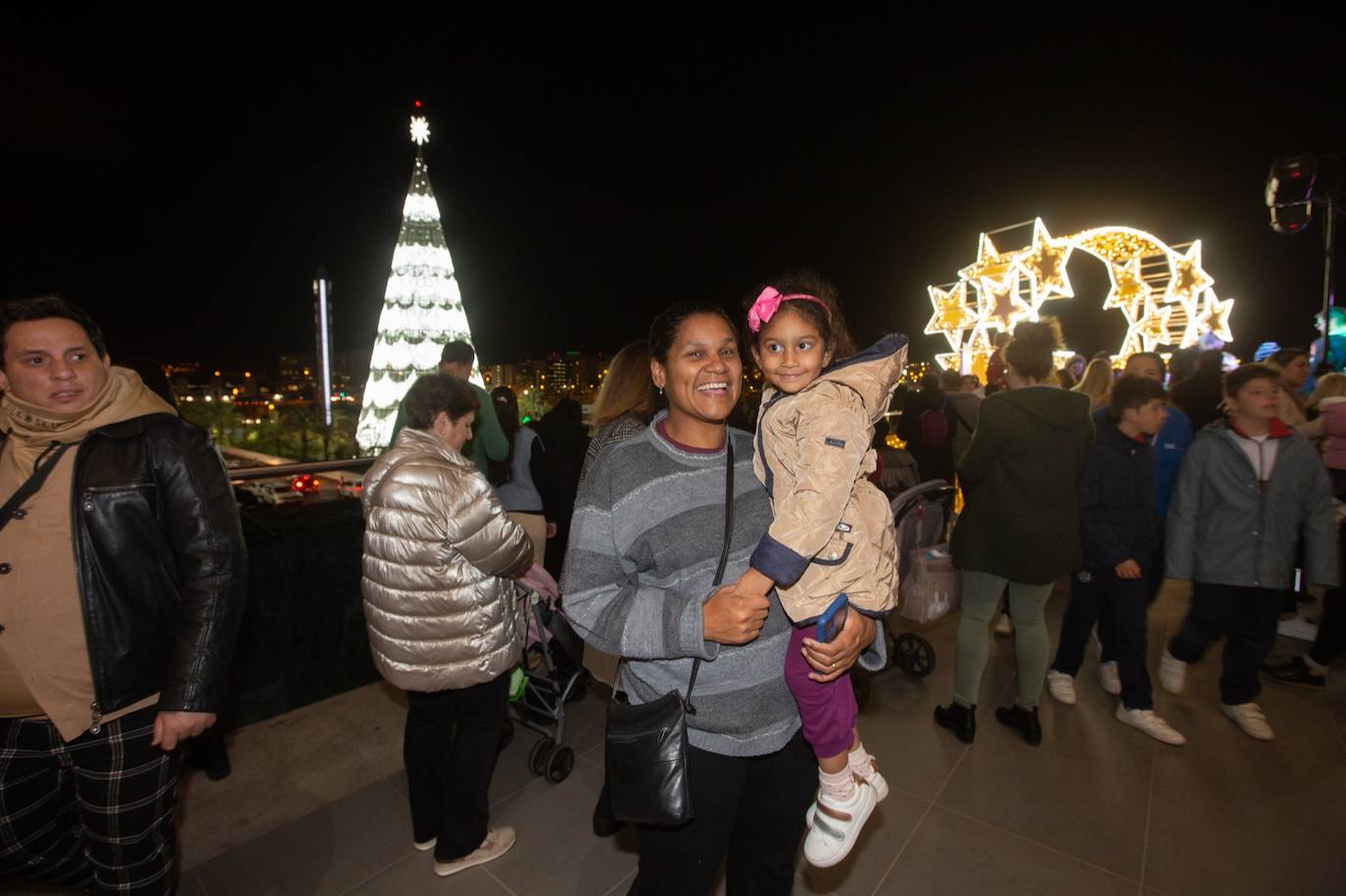 Encendido en el centro comercial Nevada. 