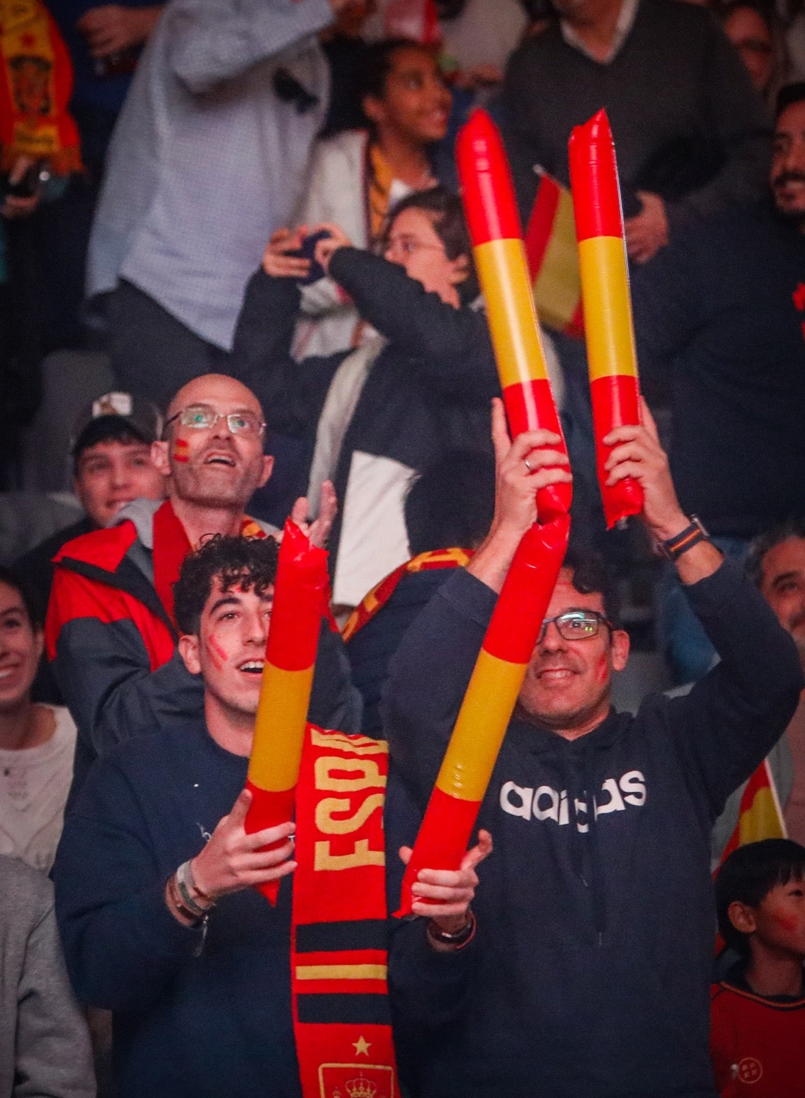 Ambiente en el Palacio de Deportes de Granada. 