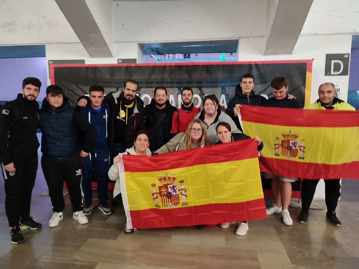 Photocall en el Palacio de los Deportes para el primer partido de España en el Mundial