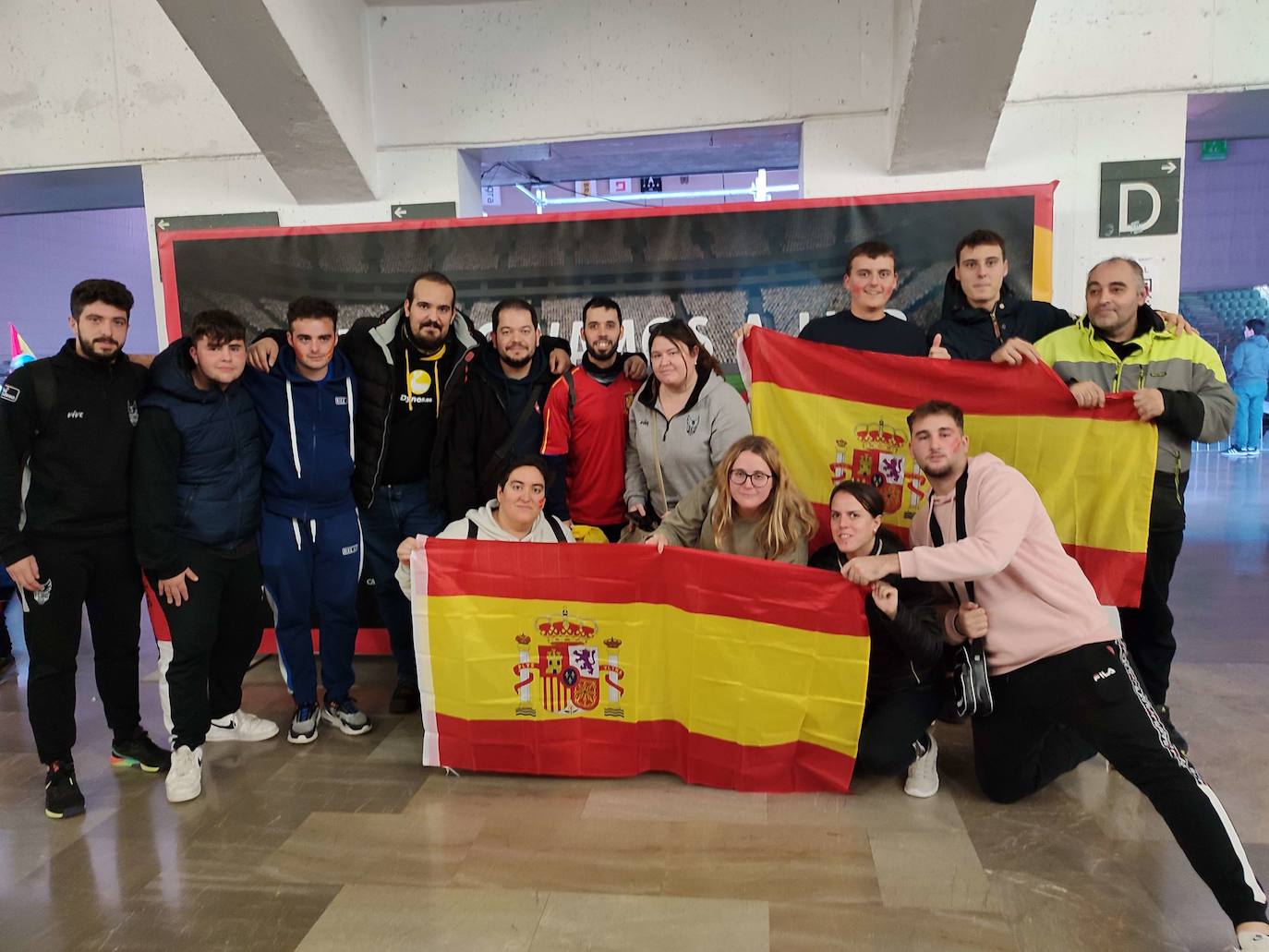 Photocall en el Palacio de los Deportes para el primer partido de España en el Mundial