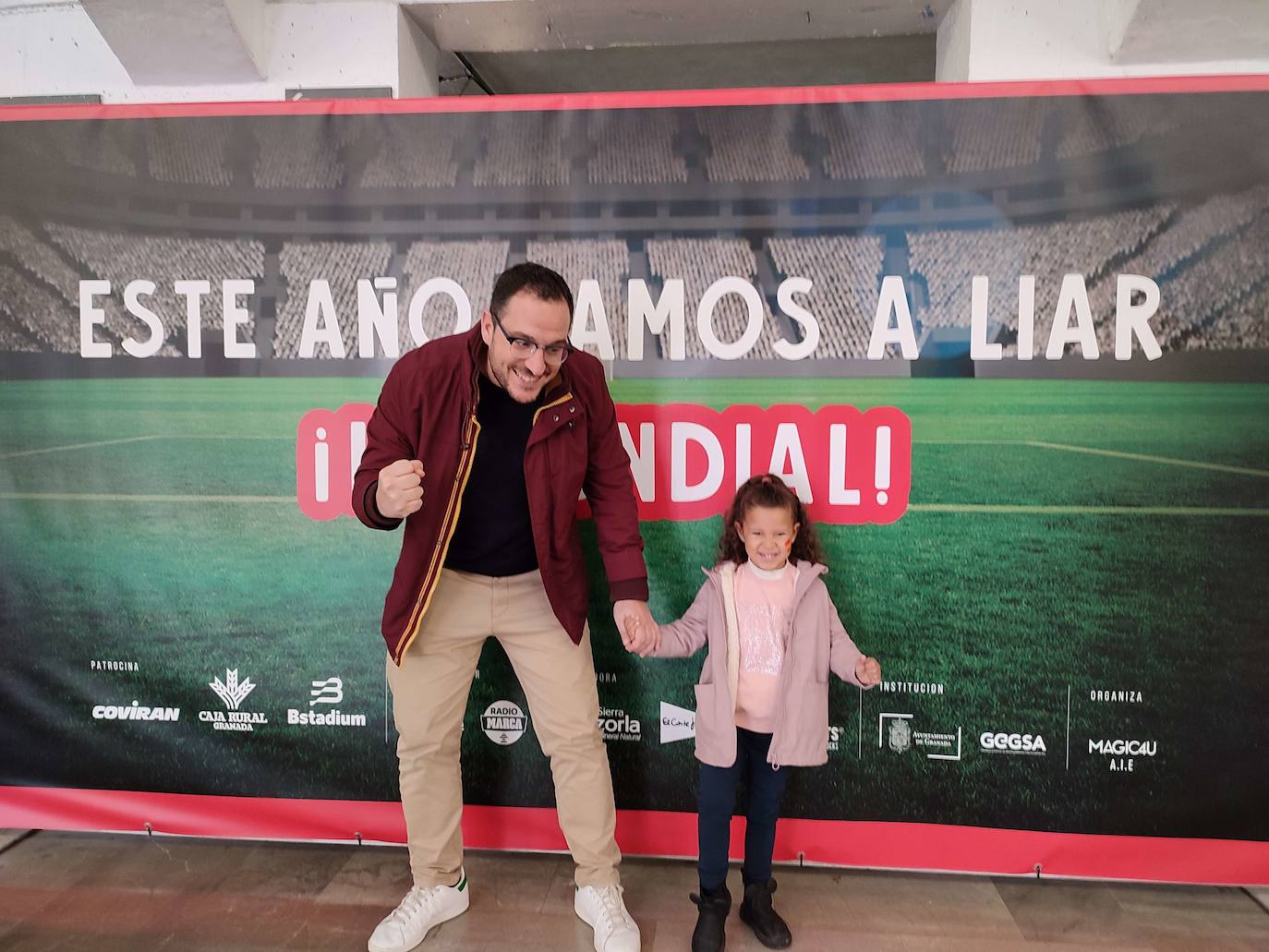 Photocall en el Palacio de los Deportes para el primer partido de España en el Mundial