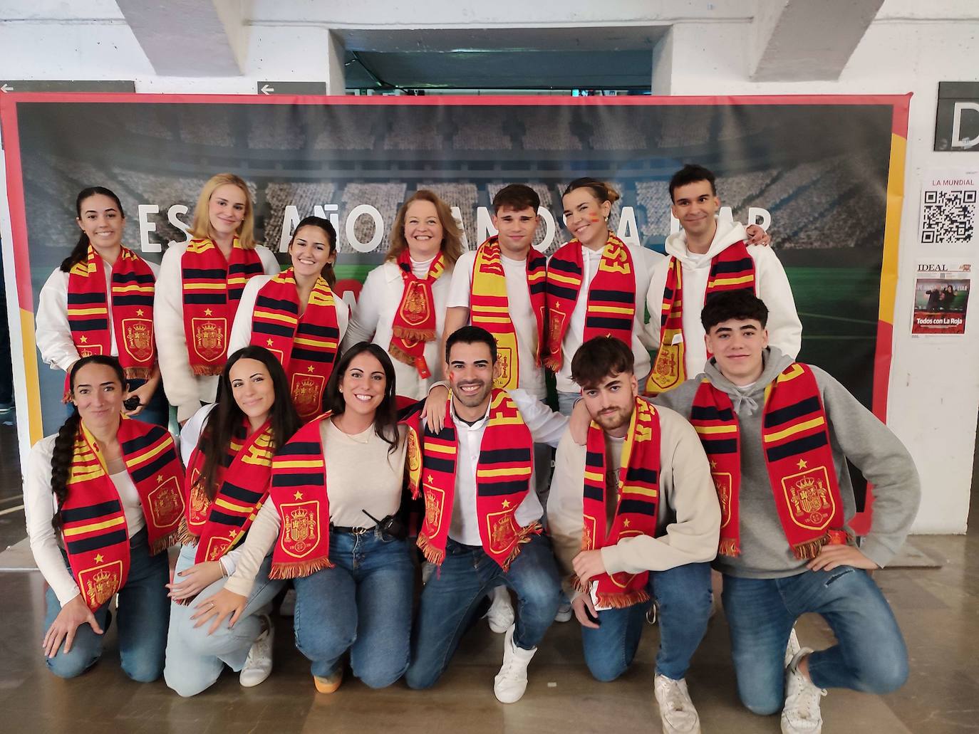 Photocall en el Palacio de los Deportes para el primer partido de España en el Mundial