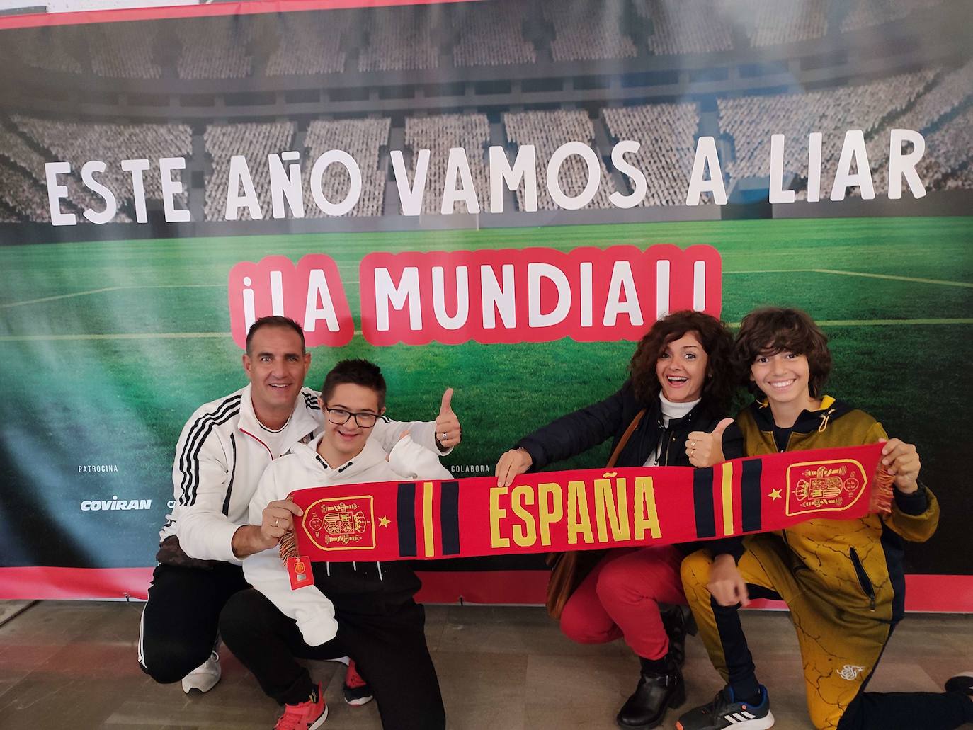 Photocall en el Palacio de los Deportes para el primer partido de España en el Mundial