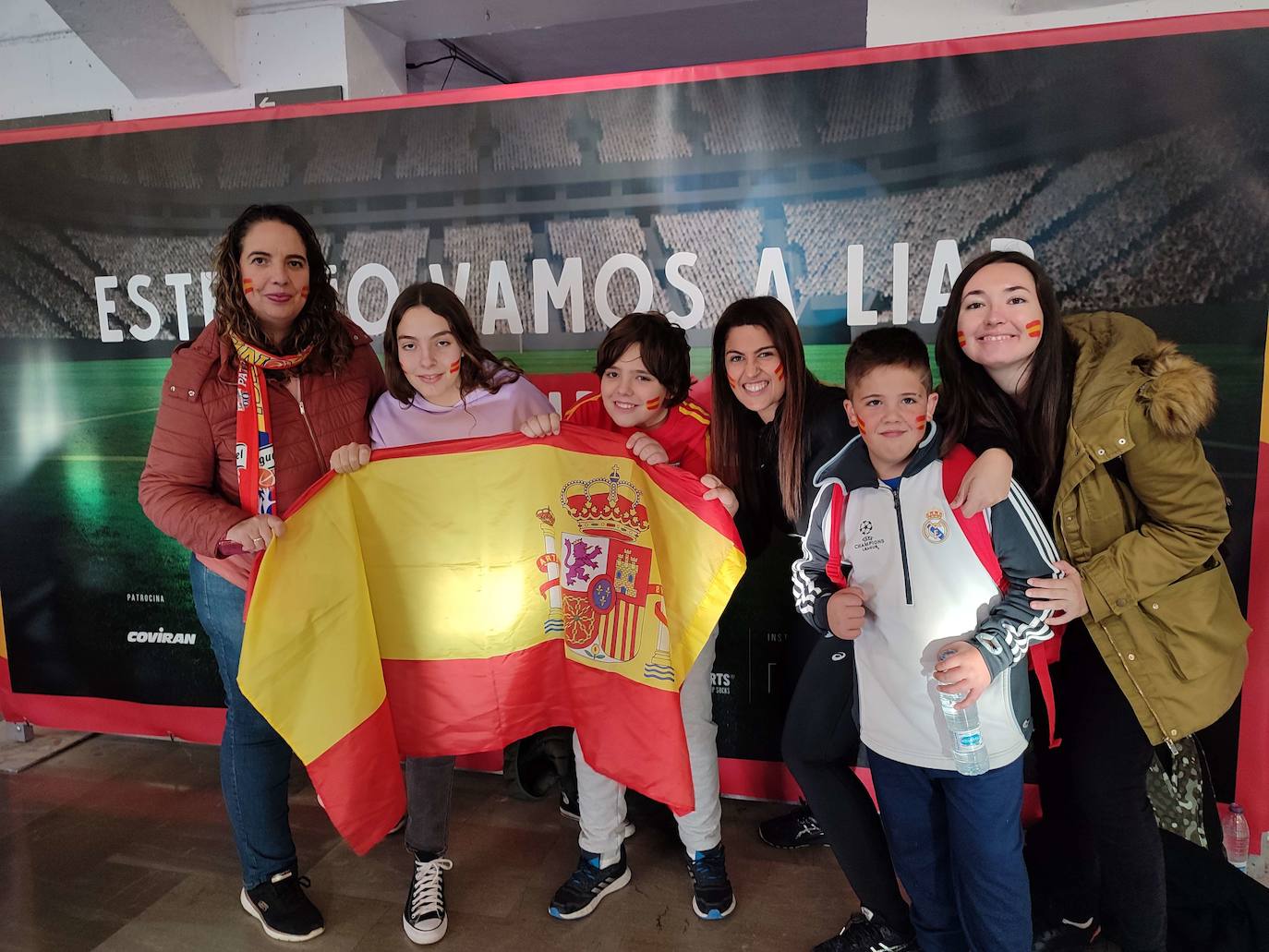 Photocall en el Palacio de los Deportes para el primer partido de España en el Mundial