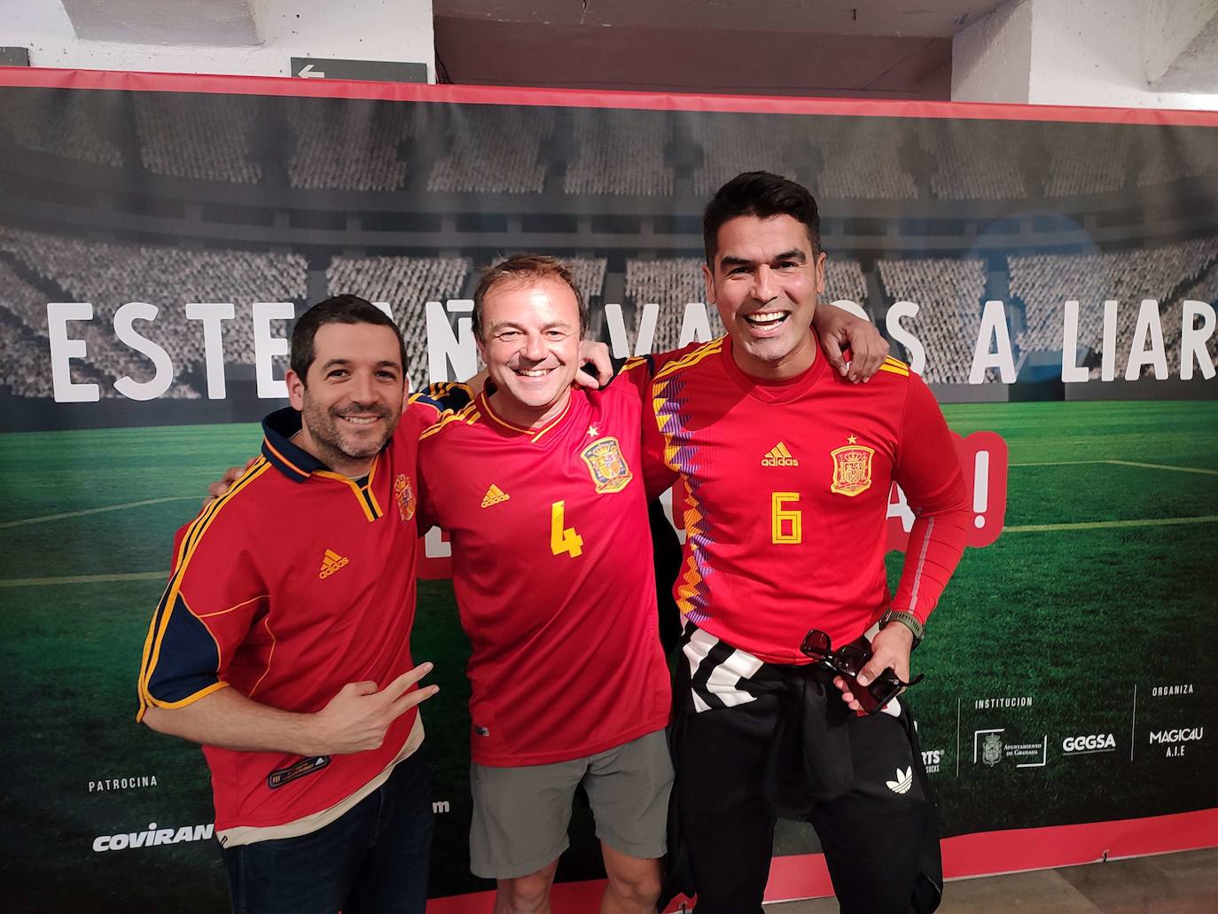 Photocall en el Palacio de los Deportes para el primer partido de España en el Mundial