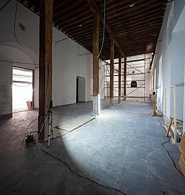 La parte inferior, casi terminada.