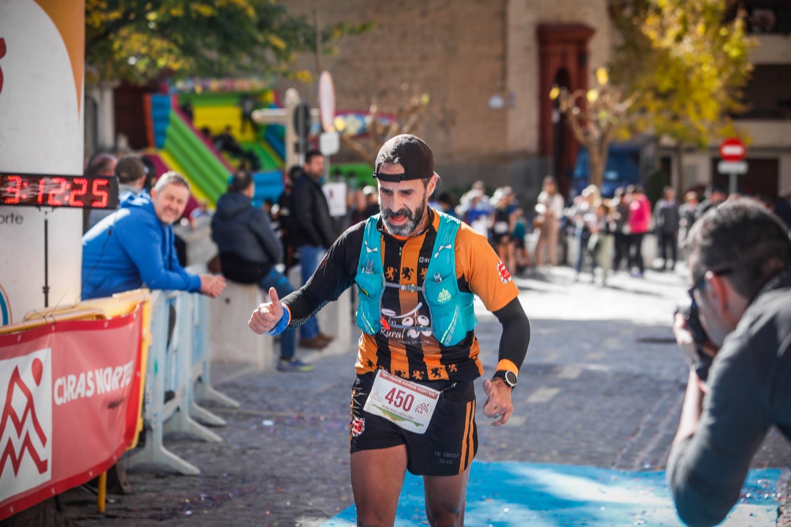 Imagen de la carrera disputada el sábado en la localidad serrana.