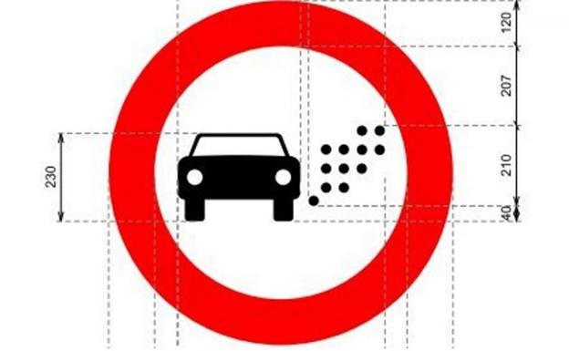 a DGT estrena señal de tráfico que lleva aparejadas sanciones de hasta 200 euros.