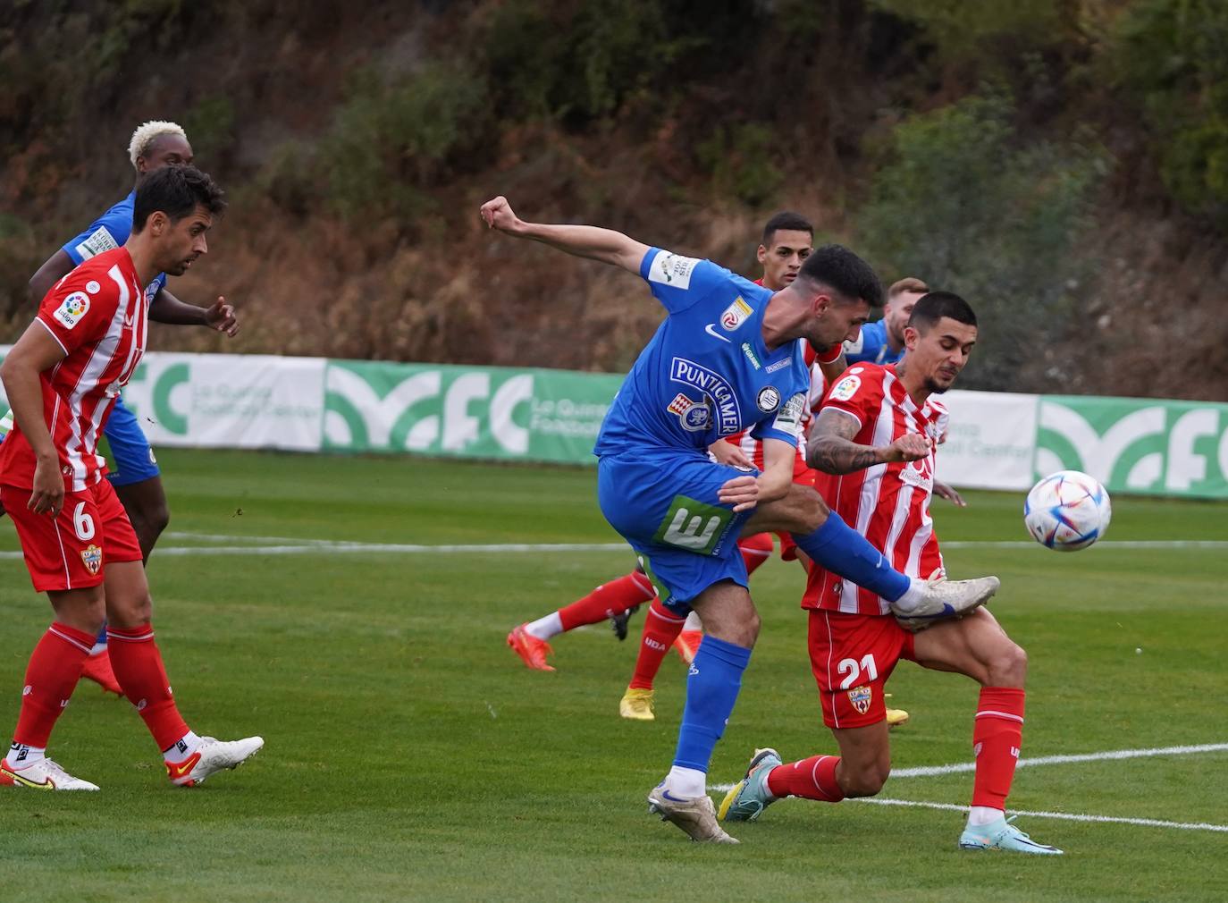 Las mejores imágenes del amistoso disputado entre el cuadro de Rubi y el conjunto austriaco.