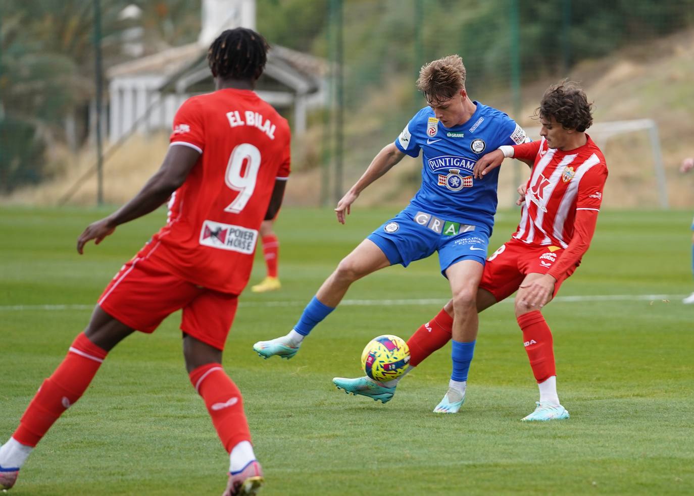 Las mejores imágenes del amistoso disputado entre el cuadro de Rubi y el conjunto austriaco.