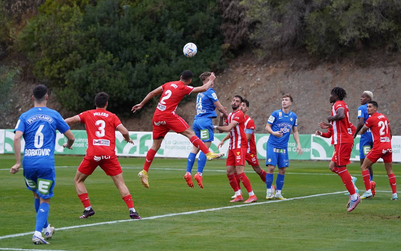 Las mejores imágenes del amistoso disputado entre el cuadro de Rubi y el conjunto austriaco.
