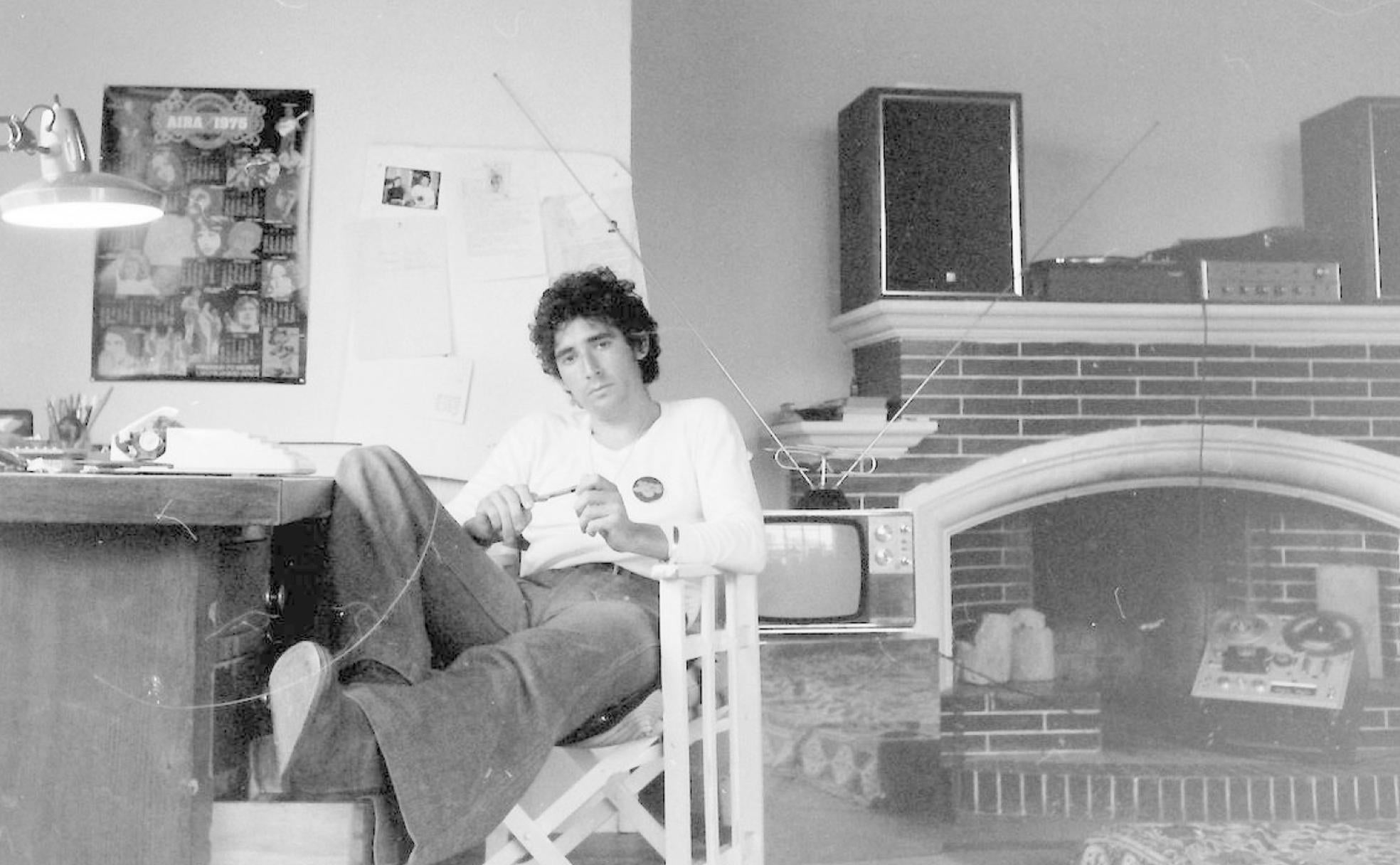 Miguel Ríos, en su casa de Torrejón de Ardoz. 