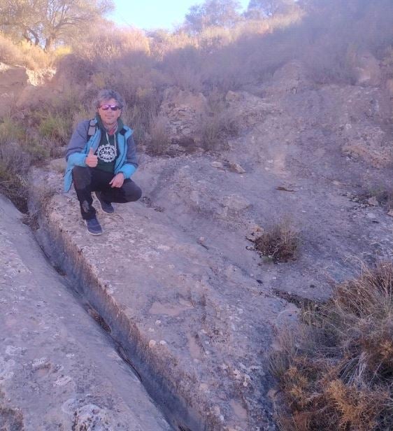 Pñón de los Diablillos, donde se ha encontrado la vía. 